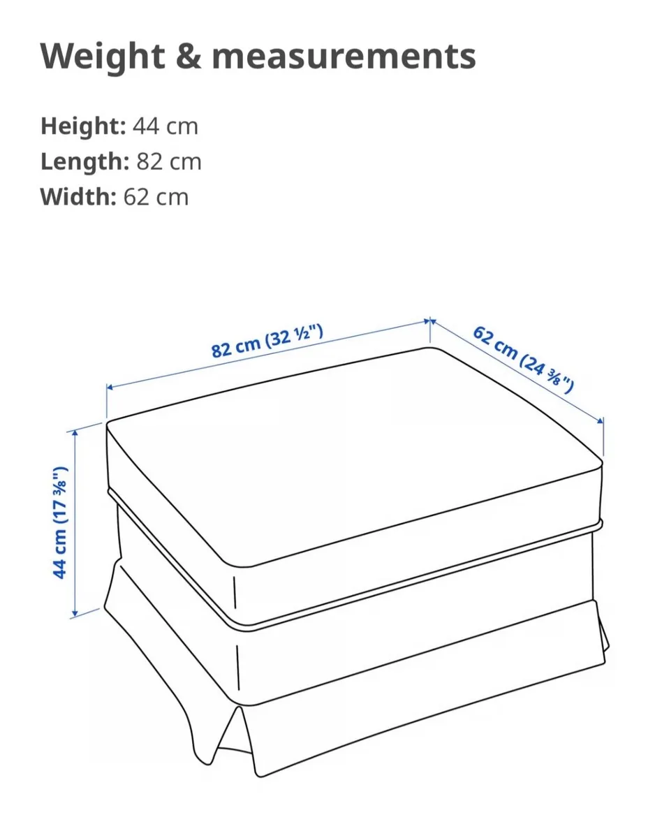 Footstool with storage - Image 3