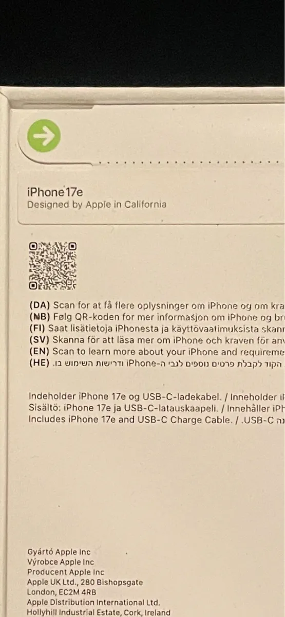 iPhone 17e brand new unlocked Irish model - Image 2
