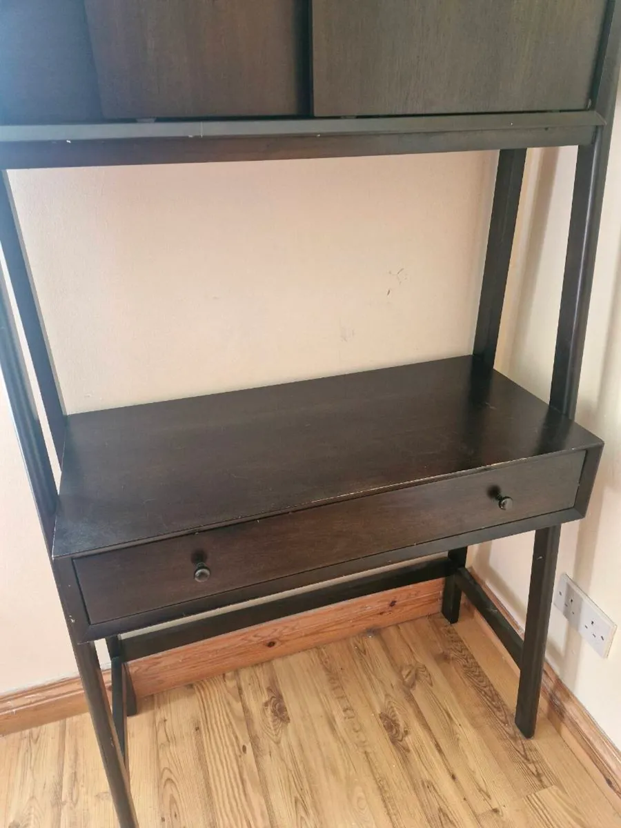 Desk with shelf - Image 3