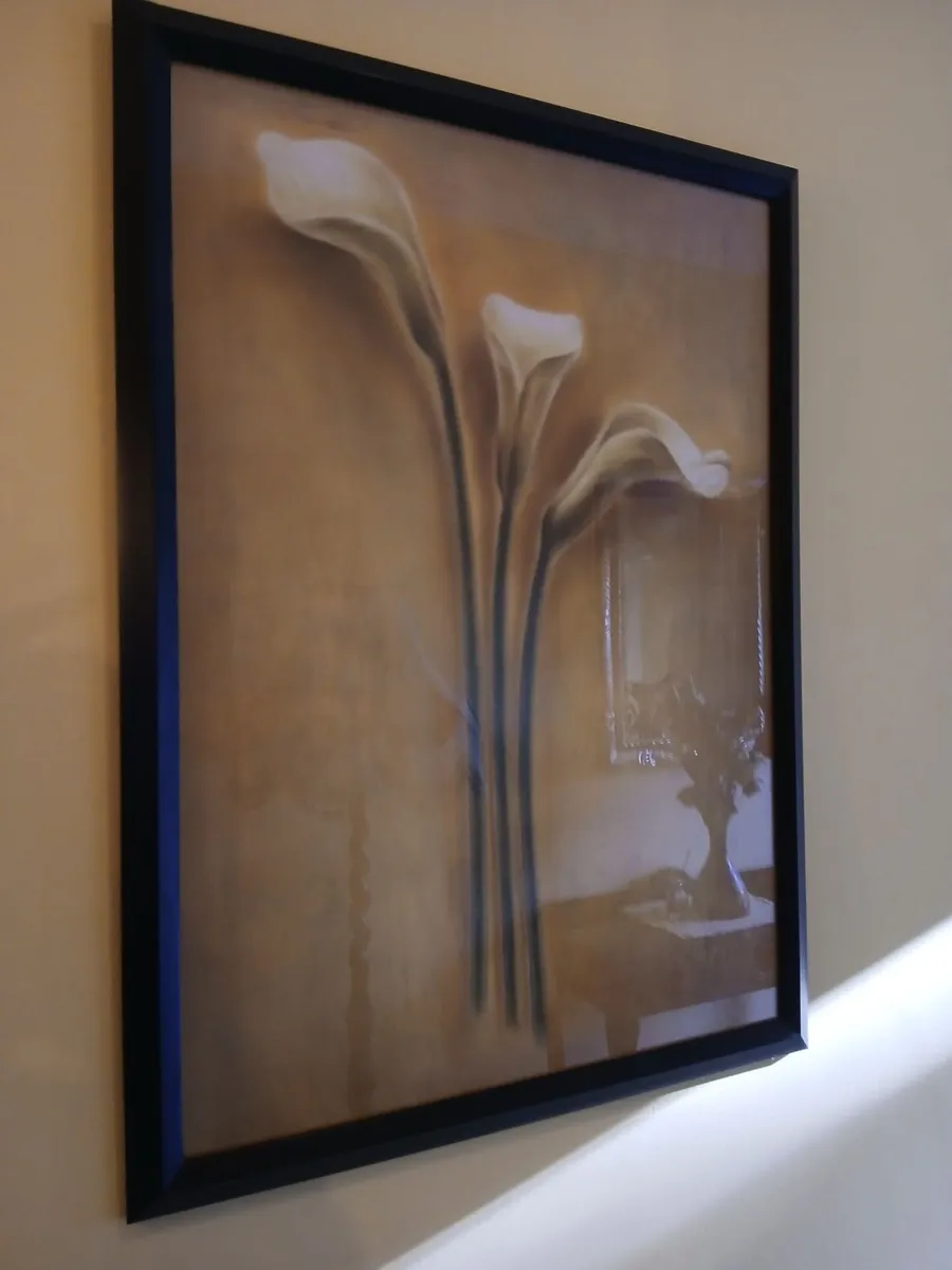 Mirror / Hall table/ 2 Standard lamps /Picture - Image 3