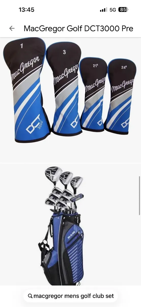 Men’s Golf clubs McGregor Golf set DCT3000 - Image 2