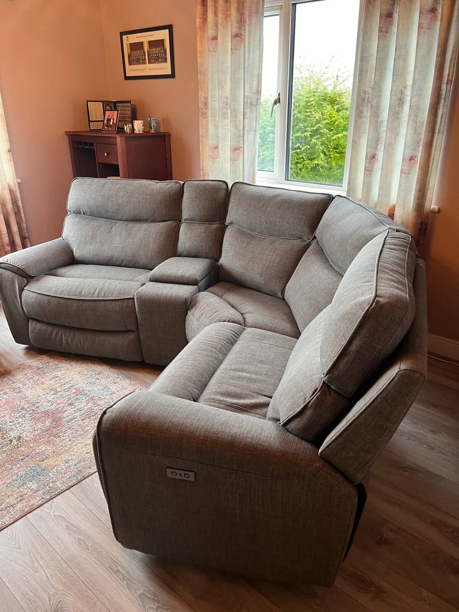 Mila Small Corner Combo and Console (grey) - Image 2