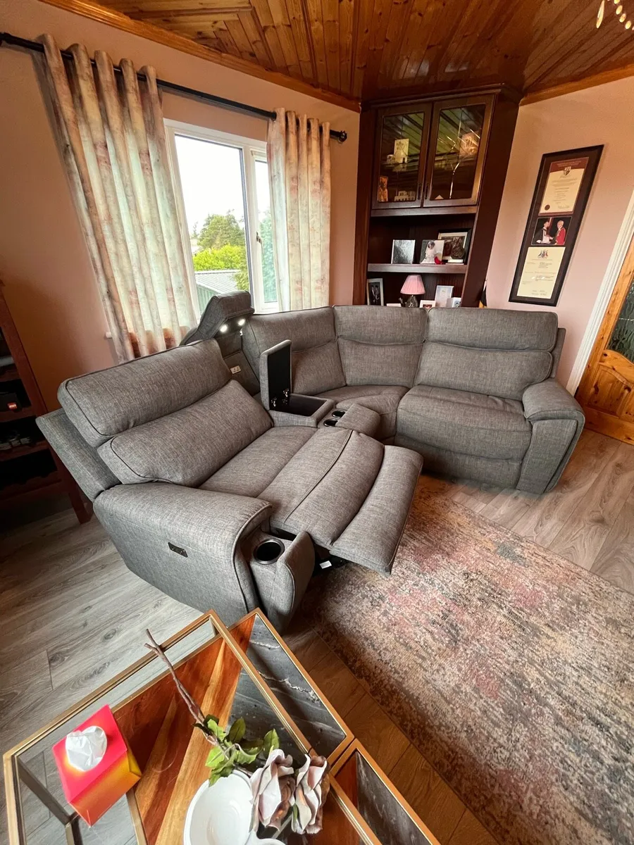 Mila Small Corner Combo and Console (grey) - Image 3