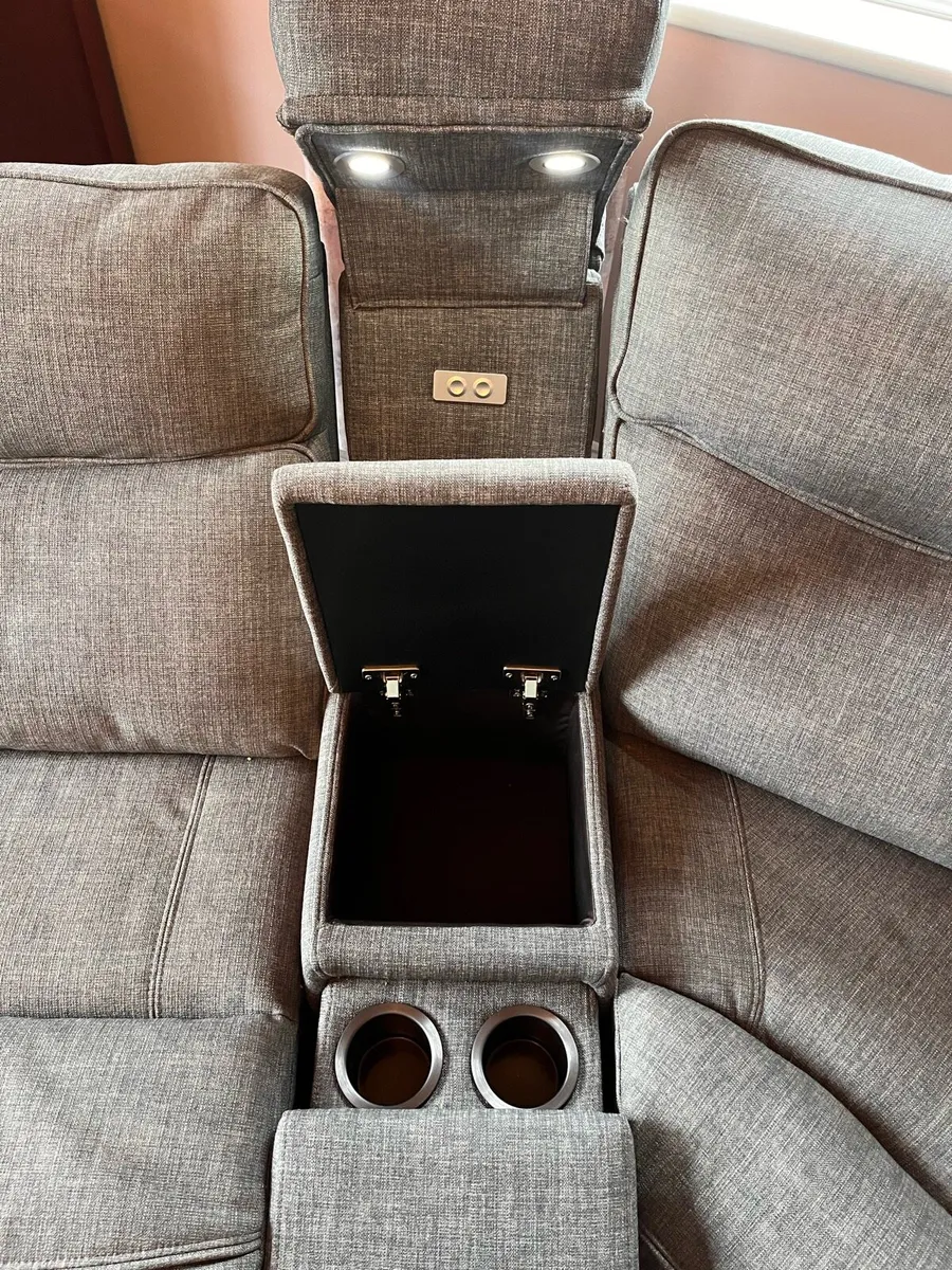 Mila Small Corner Combo and Console (grey) - Image 4