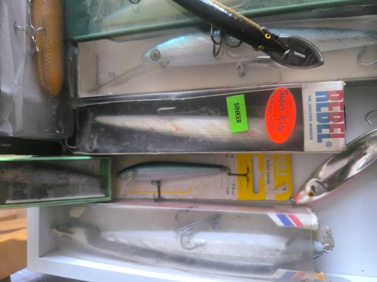 Lot of vintage lures rapala Abu Rebel Winfield - Image 2
