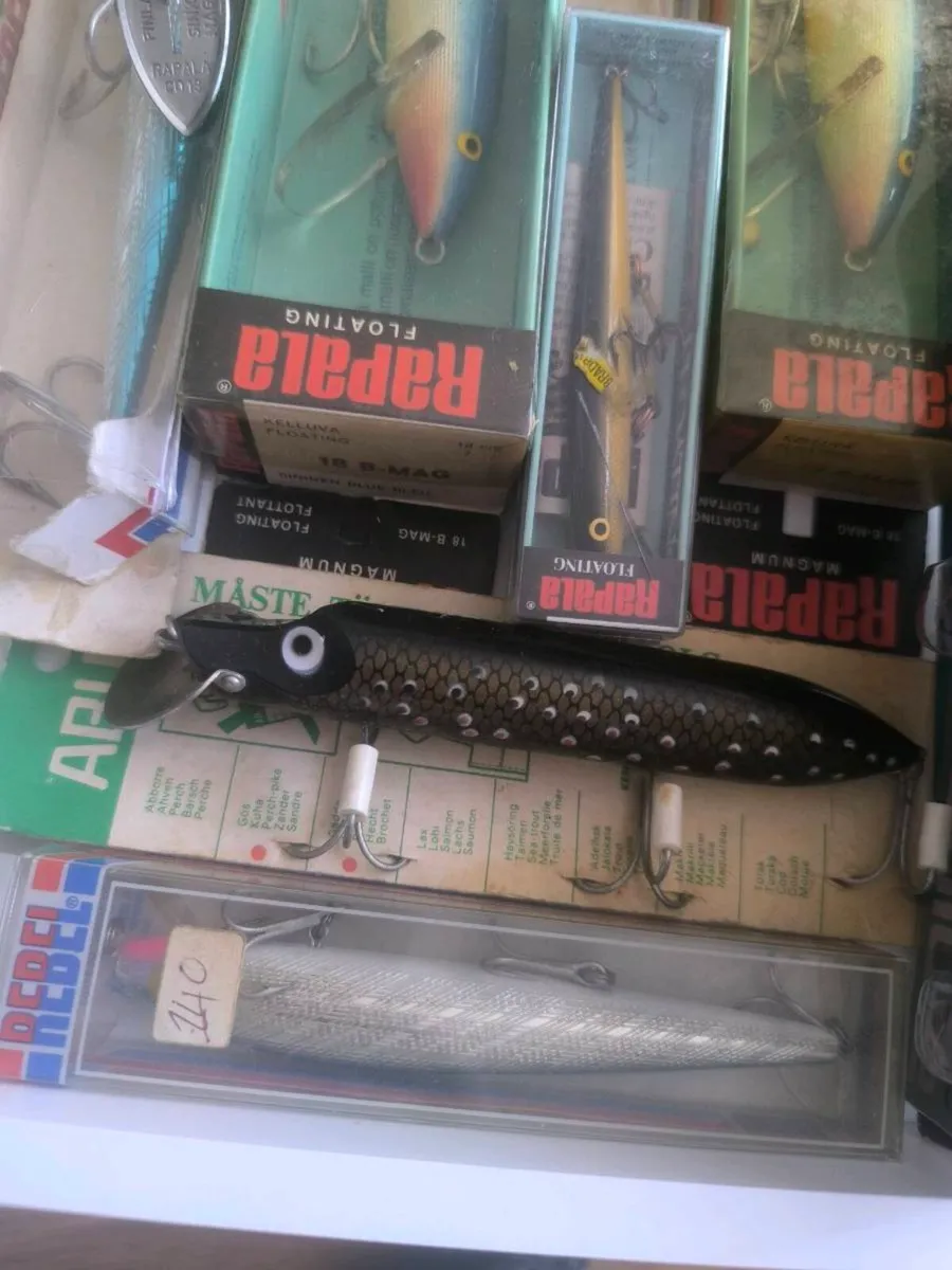 Lot of vintage lures rapala Abu Rebel Winfield - Image 4