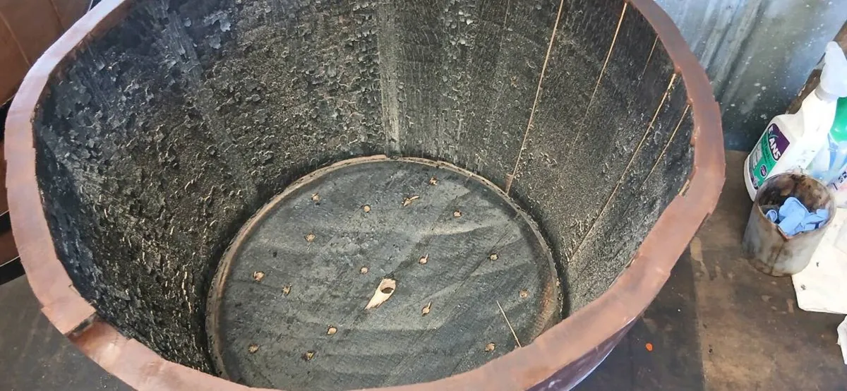 Oak barrel planters - Image 3