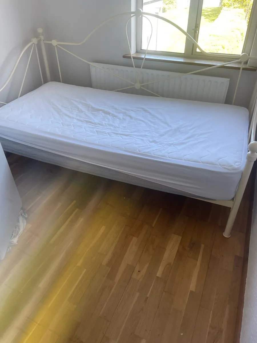 Single Bed and Mattress