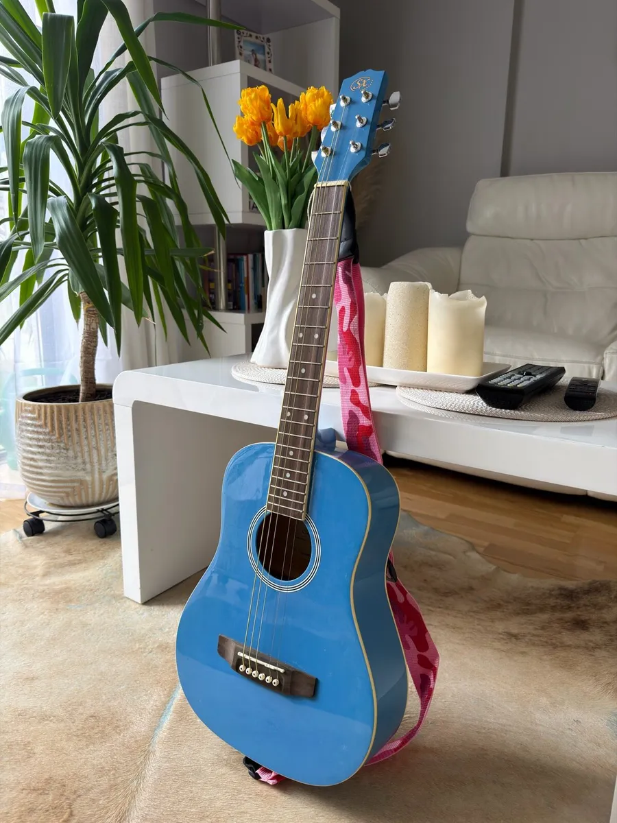 SX SM1-34-BBU guitar 3/4 - Image 1