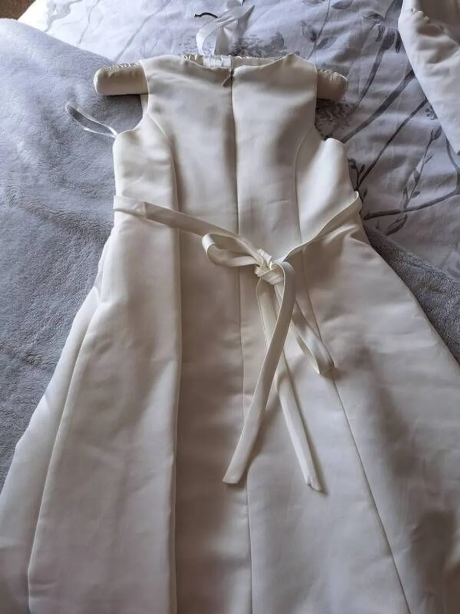 Communion/flowergirl dress -ivory - Image 3