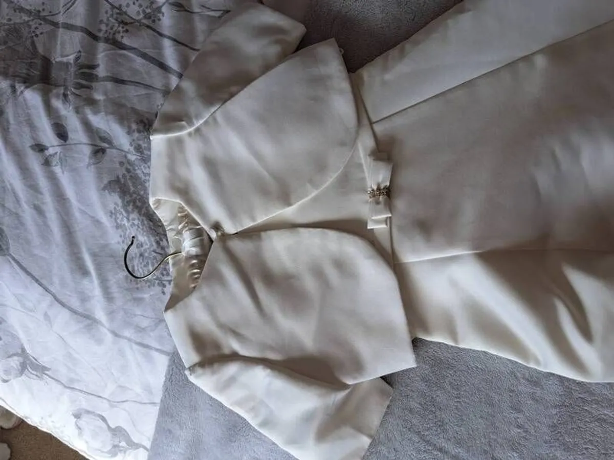 Communion/flowergirl dress -ivory - Image 4