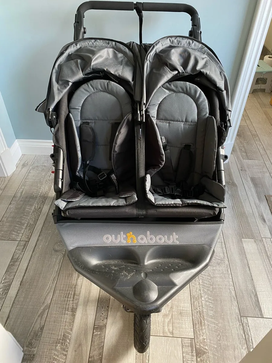 Out n About Double Nipper Buggy - Great Condition - Image 1