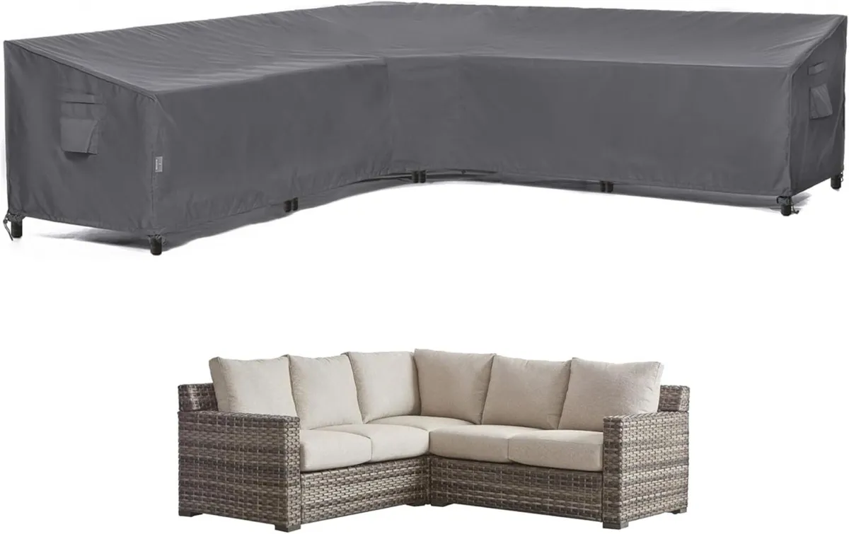 Corner Sofa Cover Waterproof 600D Heavy Duty - Image 1