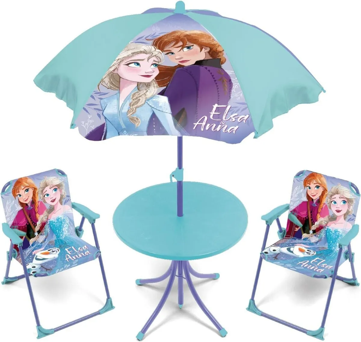 Frozen Table Set with 2 Chairs Parasol 50 x 48 cm - Image 1