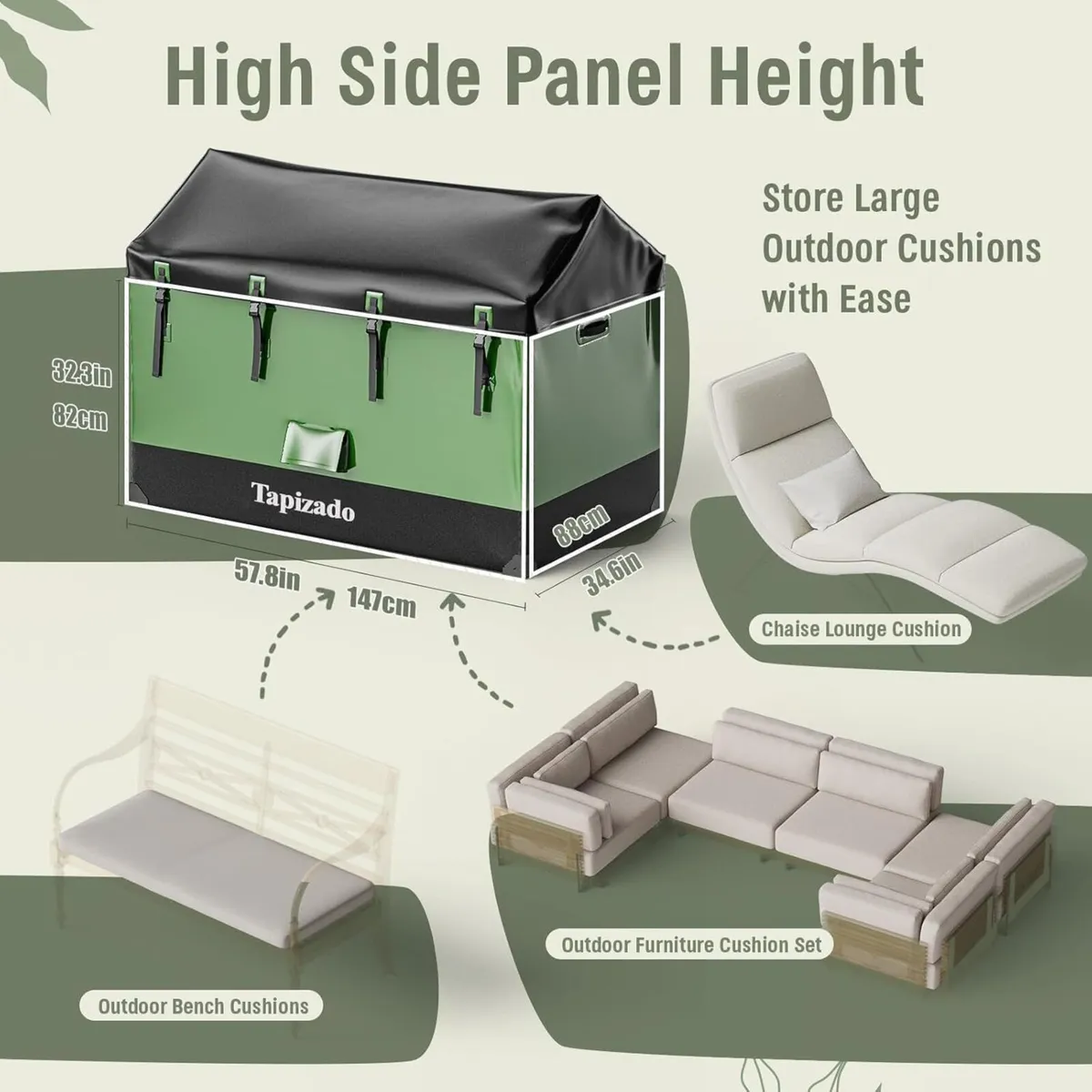 310 Gallon Extra Large Deck Boxes 1170L Capacity - Image 3