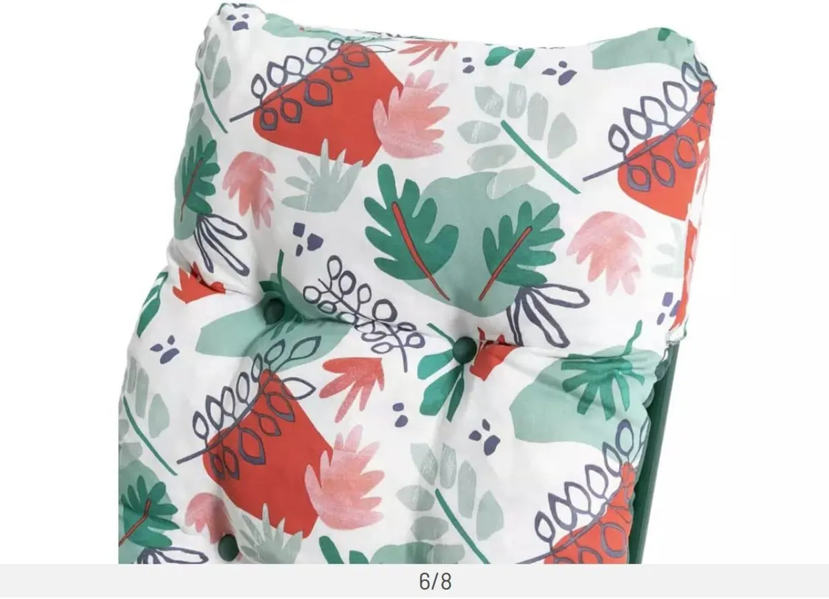 Sainsburys Padded Reclining Sun Lounger Cushioned - Image 3