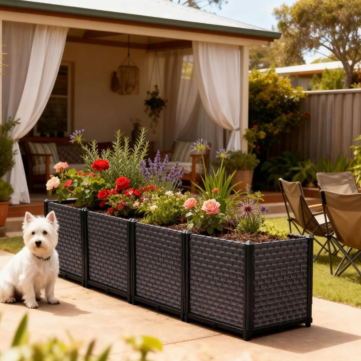 Raised Garden Bed Self Watering Deepened 50cm - Image 2