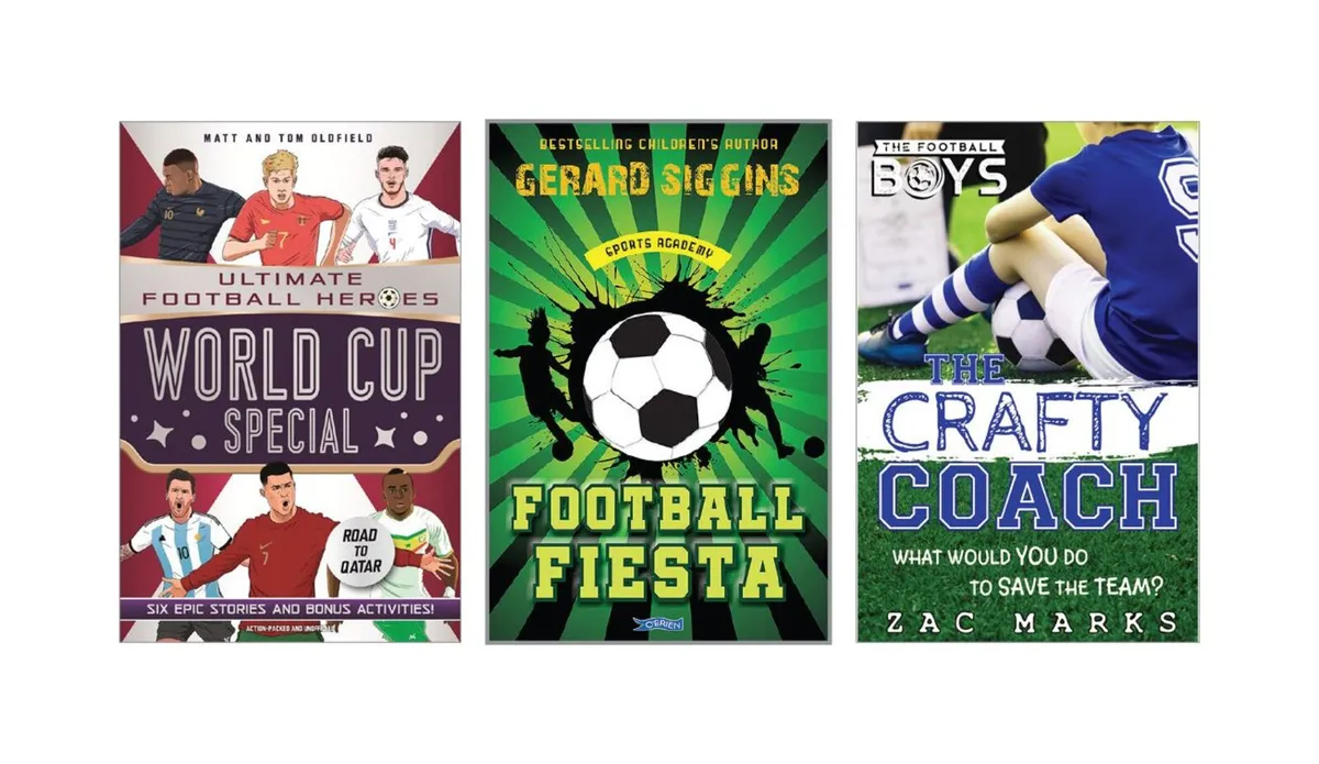 Selection of children's soccer books