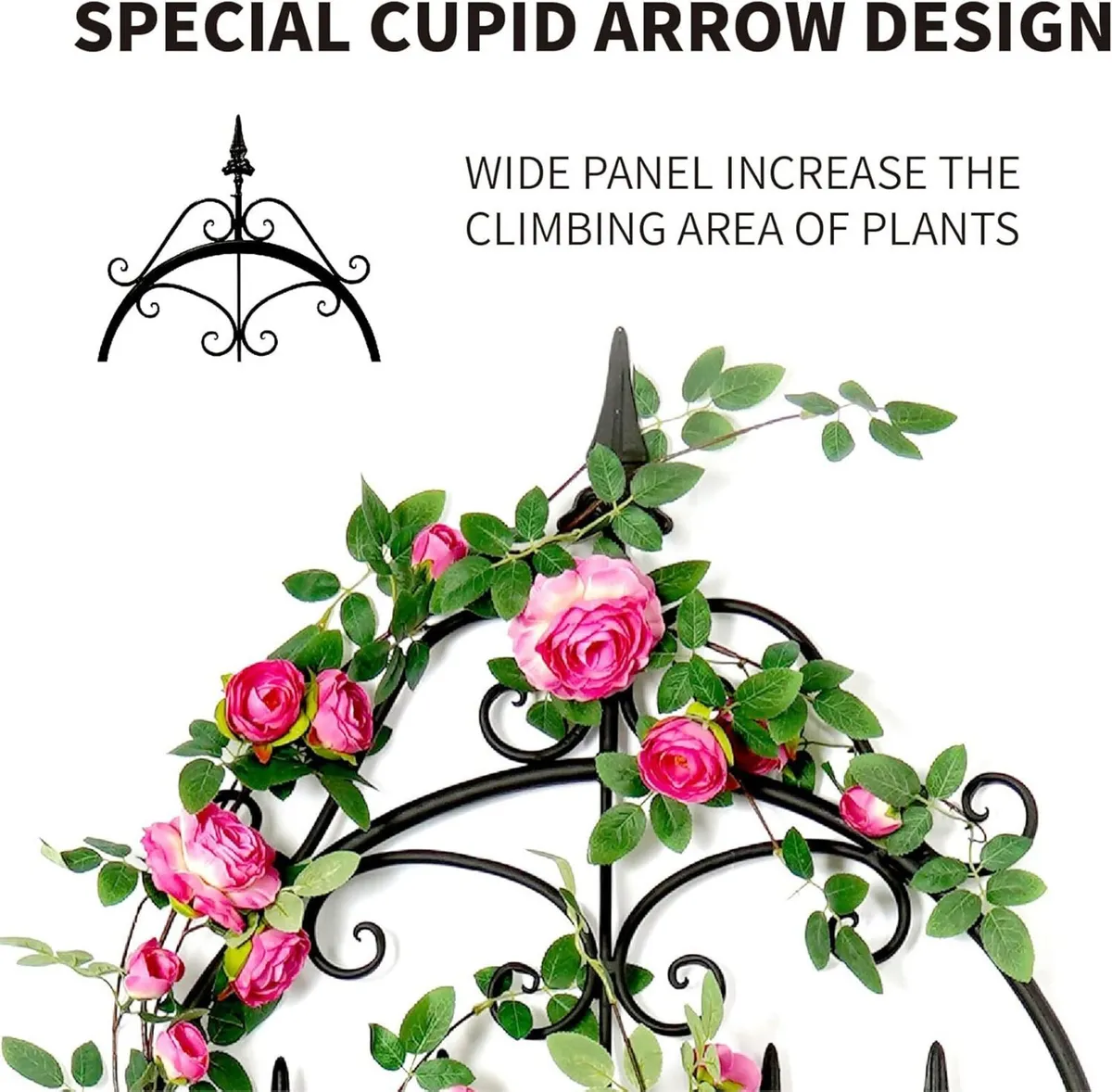 SCENDOR Trellis 60” x 21.7” For Climbing Plants - Image 4