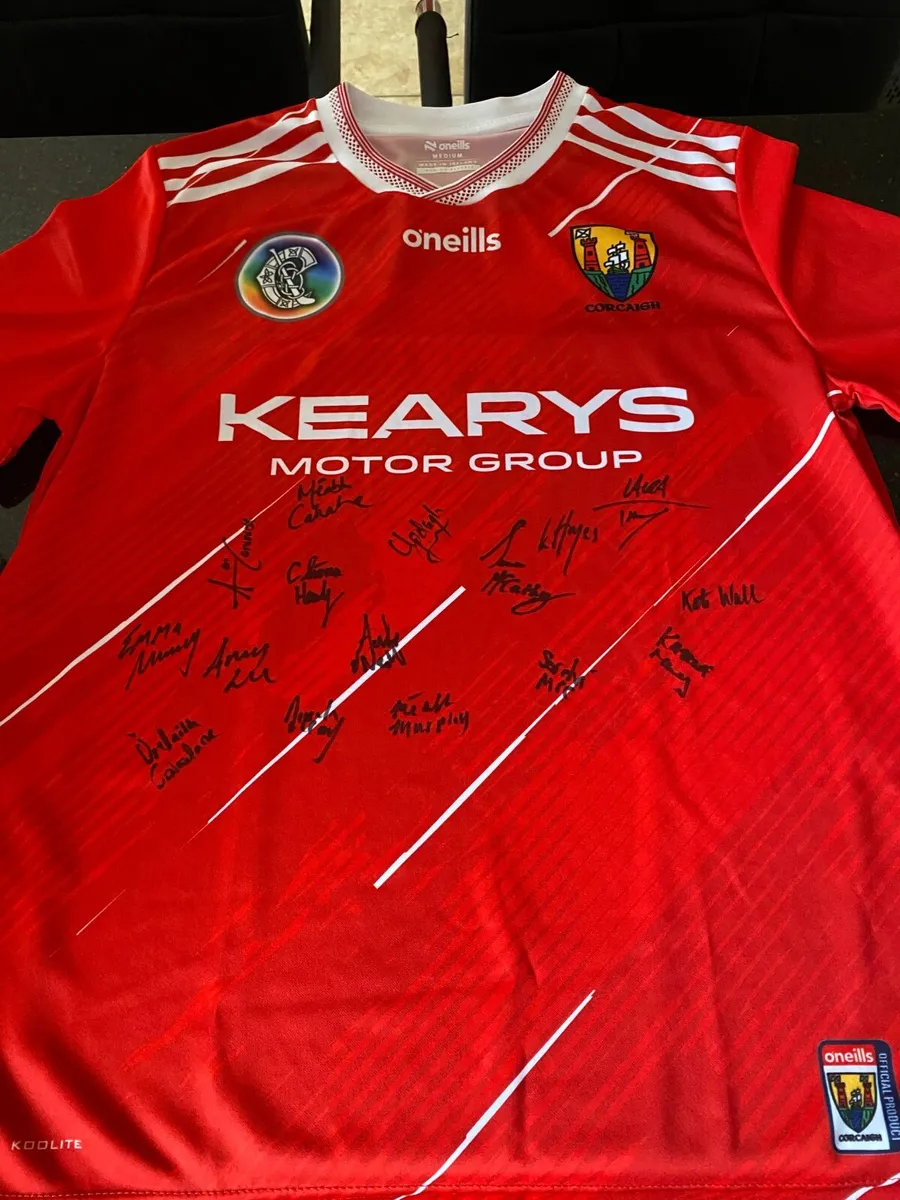 Signed Cork Camogie Jersey - Image 1