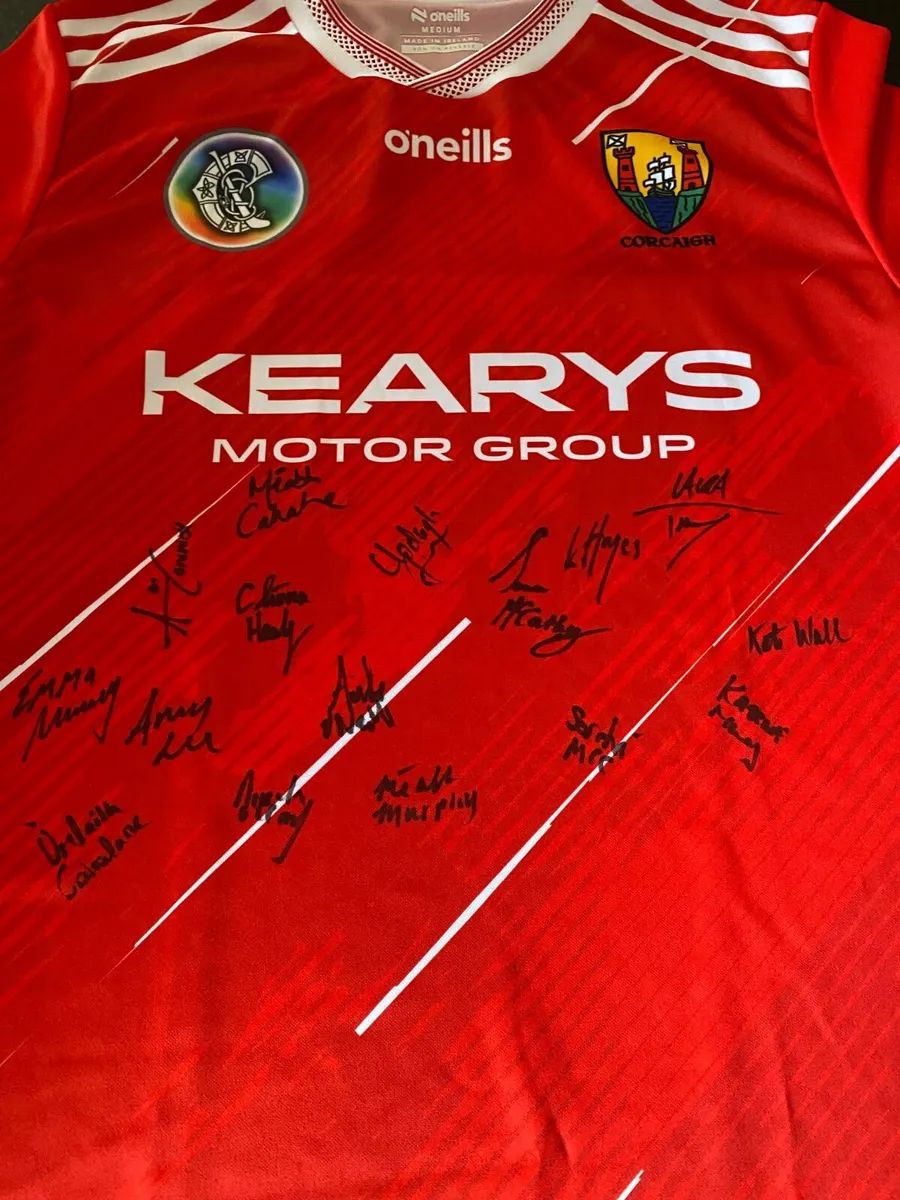 Signed Cork Camogie Jersey - Image 2