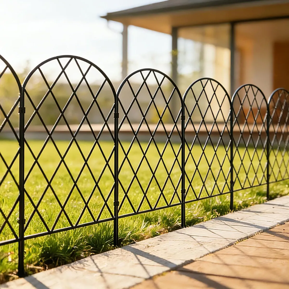 Decorative Garden Fence 61cm H x 33cm W (25 - Image 1