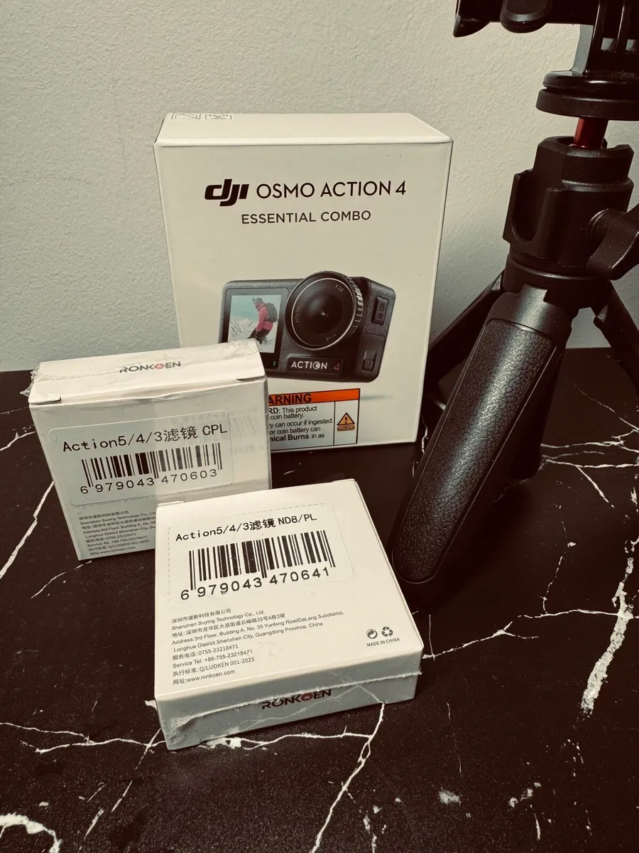 DJI OSMO ACTIVE CAMERA + mic mini kit vlogging - Image 4