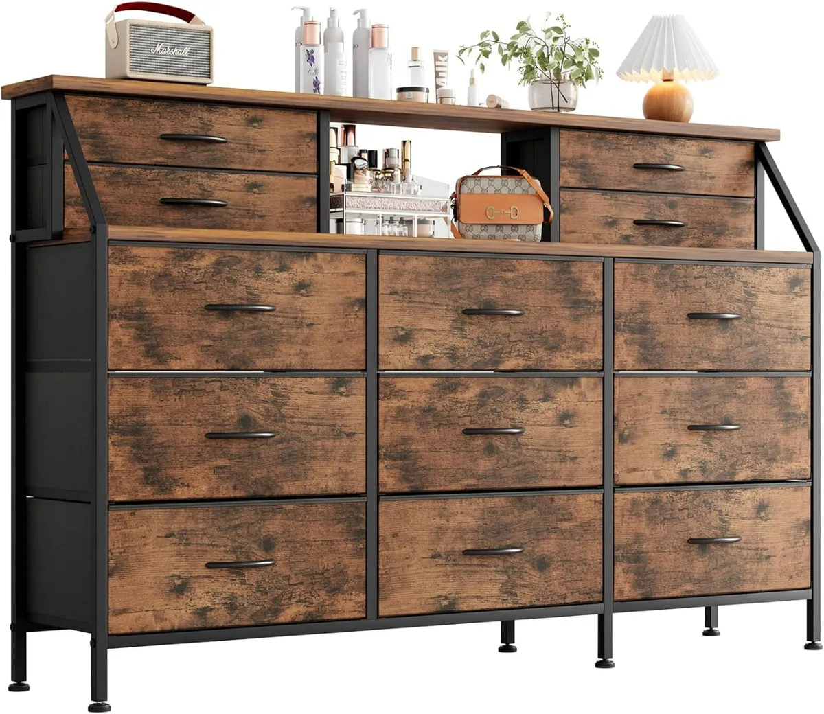 Dresser for Bedroom with 13 Drawers 55” Wide - Image 1