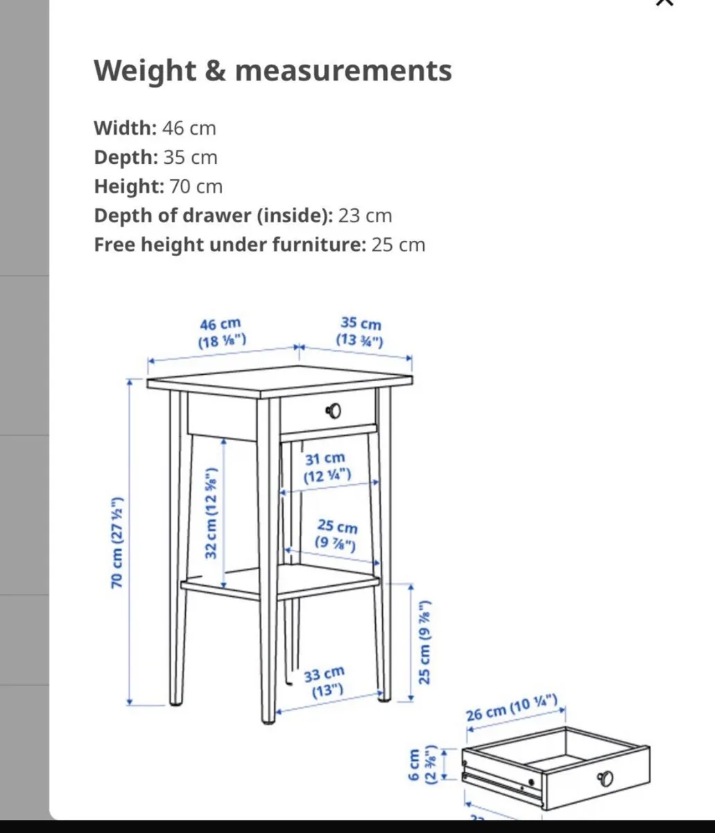 Bedside lockers - Image 3