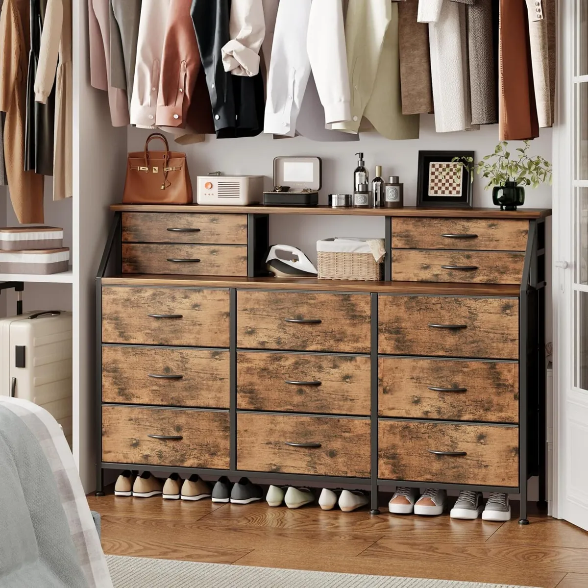 Dresser for Bedroom with 13 Drawers 55” Wide - Image 4