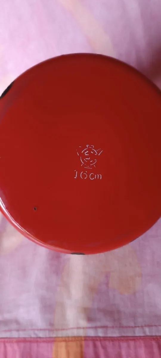 Vintage enamel teapot Lot of 3 Teapots - Image 3