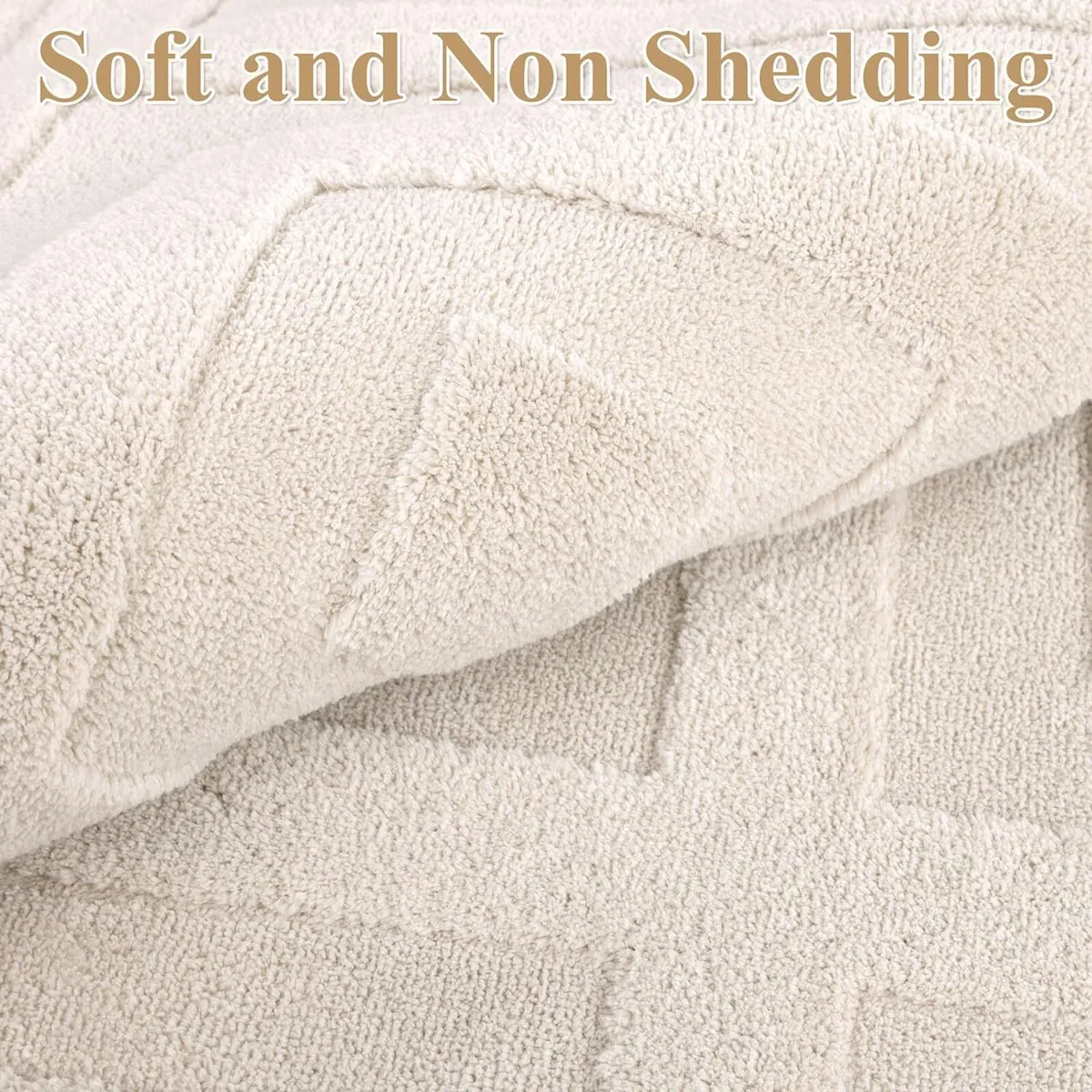 Washable Rugs Living Room 160x230 cm Large Soft - Image 3