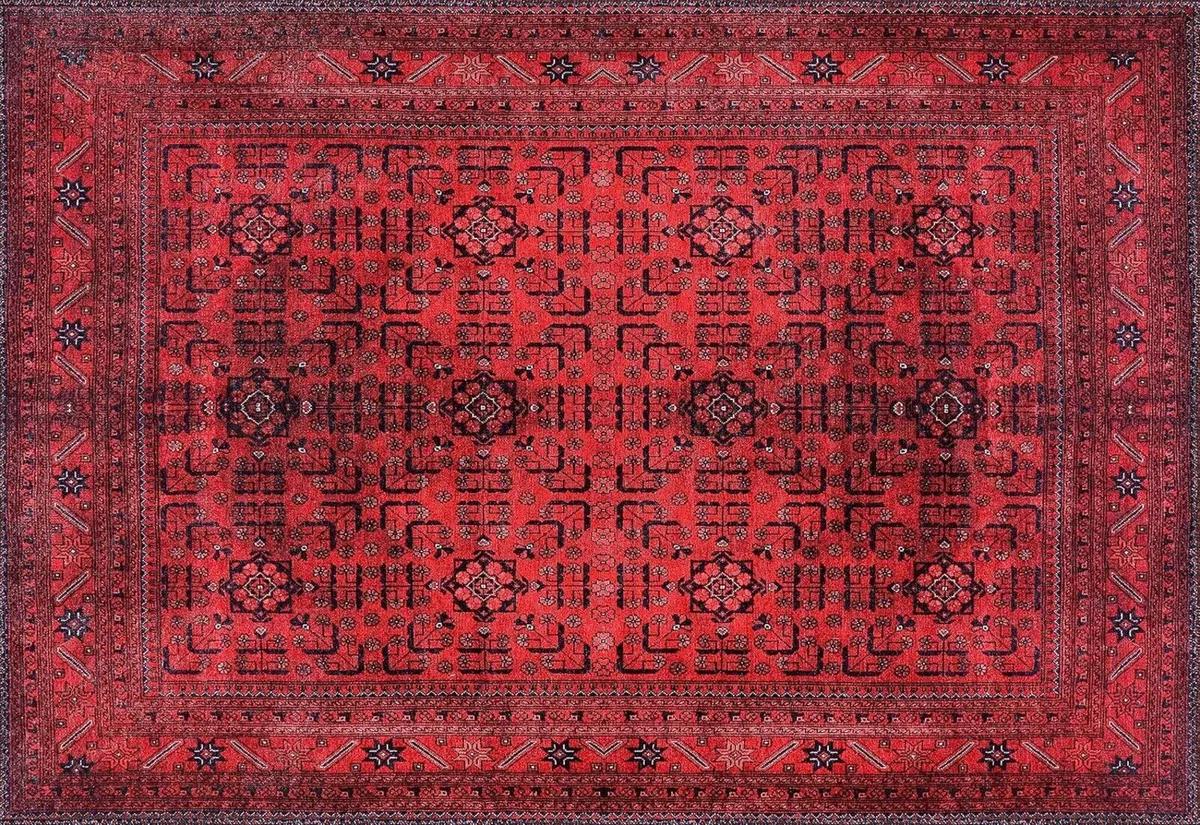 Machine Washable Rug Non-Slip Soft Low Pile - Image 4