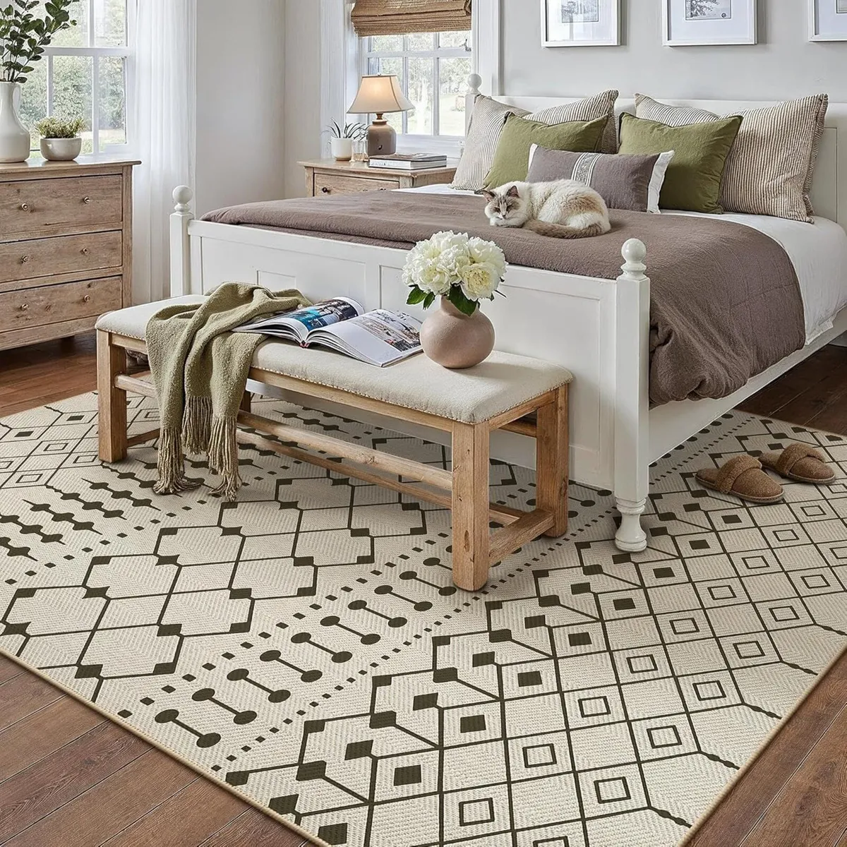 Outdoor Rug 160x230cm Rugs Living Room Garden - Image 3