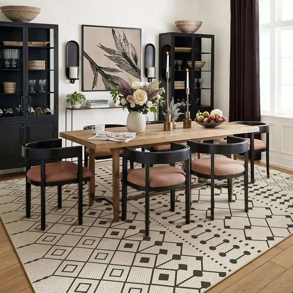 Outdoor Rug 160x230cm Rugs Living Room Garden - Image 4