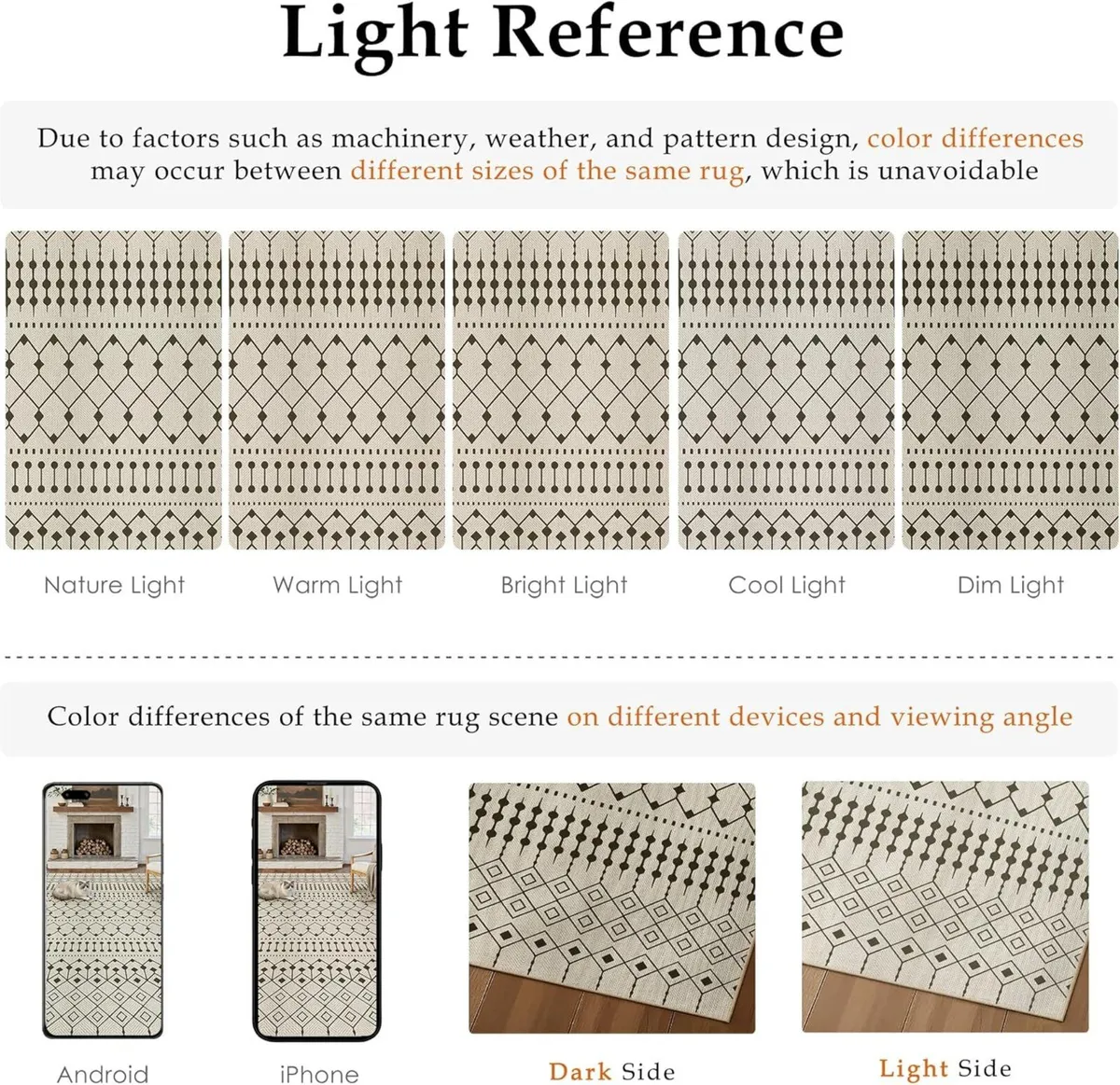 Outdoor Rug 200x300cm Rugs Living Room Garden - Image 2