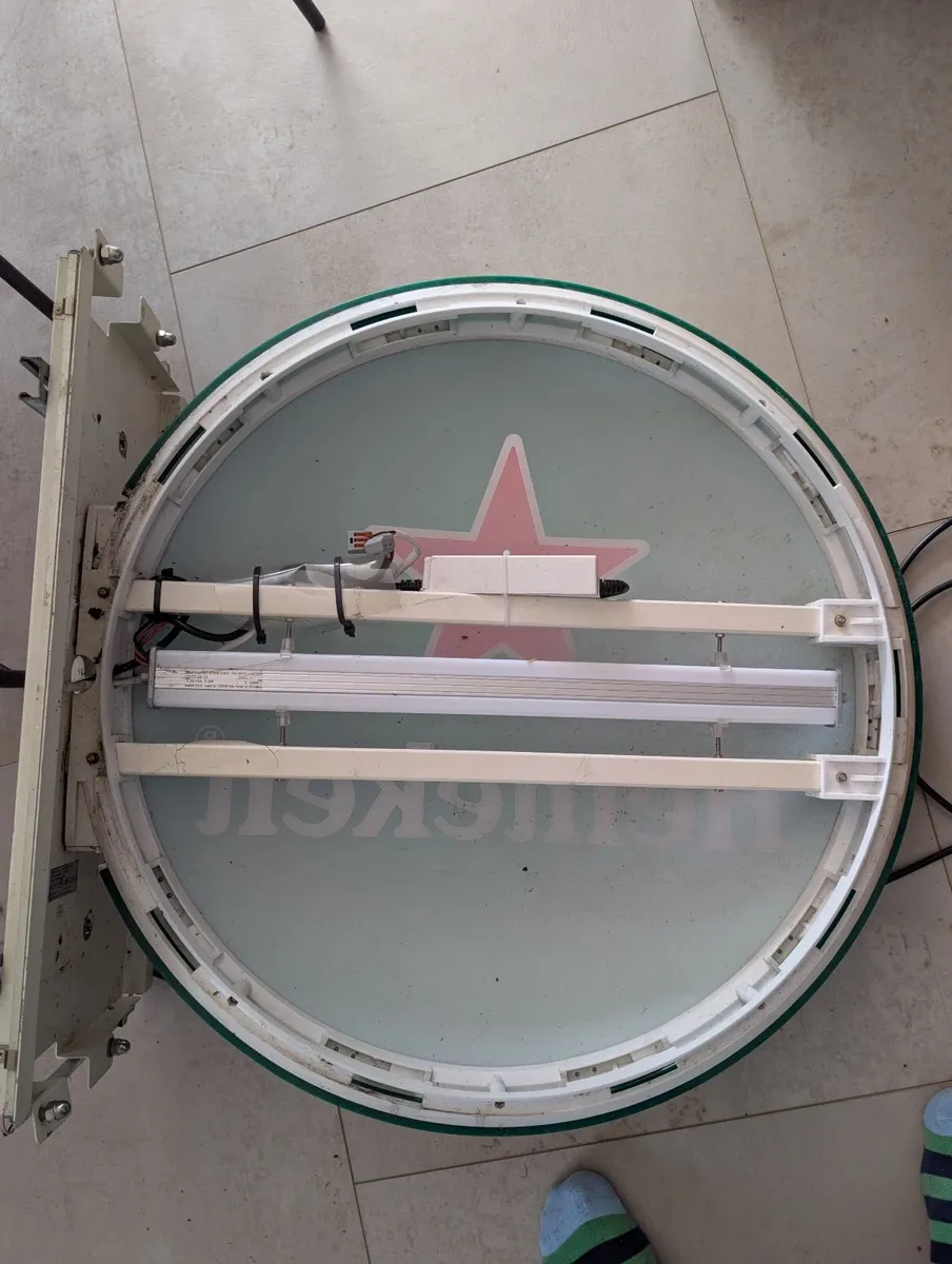Heineken double sided light sign - Image 3