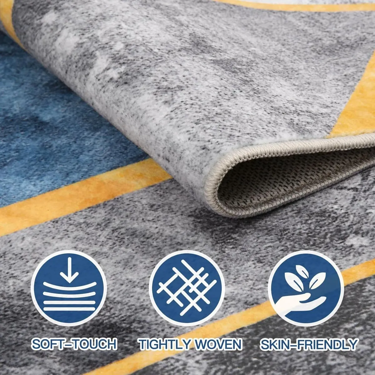 Rugs Living Room Large 200x300 - Machine Washable - Image 3