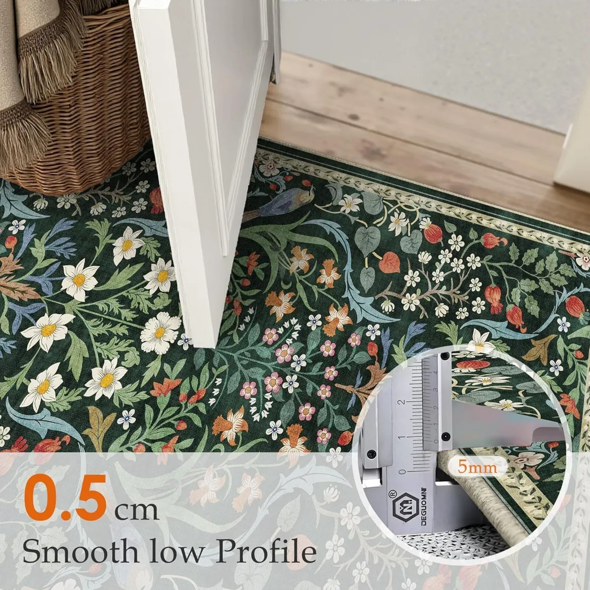 Washable Rug for Living Room 160x230cm Non Slip - Image 3