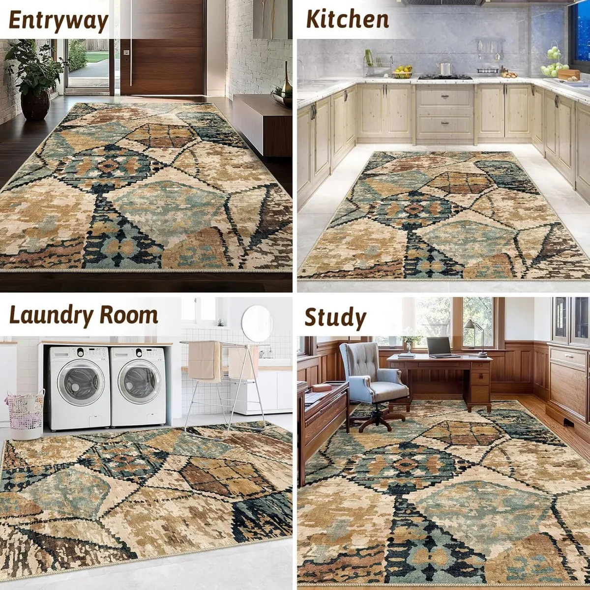 Area Rug for Living Room 200x300cm Non-Slip - Image 4