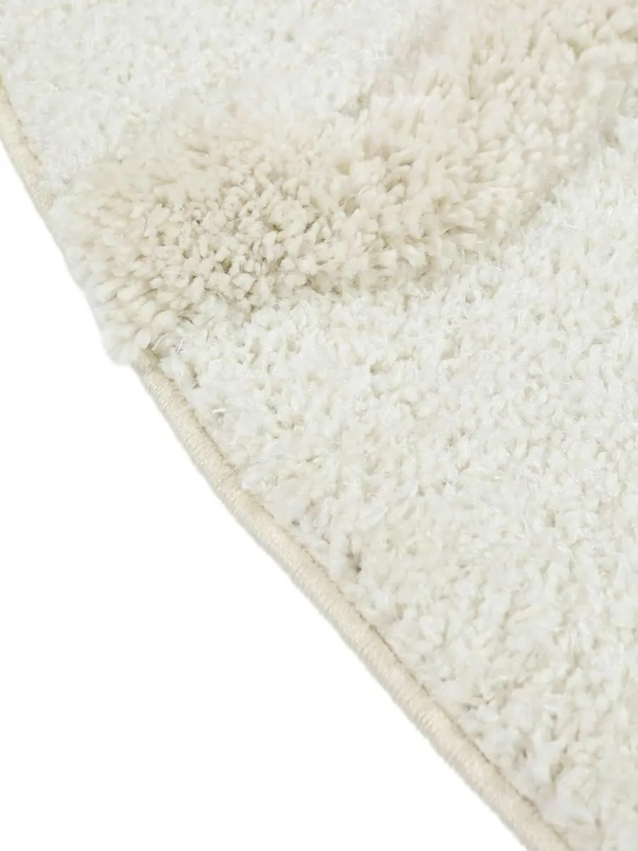 Ginori Rug Shaggy/Handloom Ø 5′3″ ft (Ø 160 cm) - Image 4