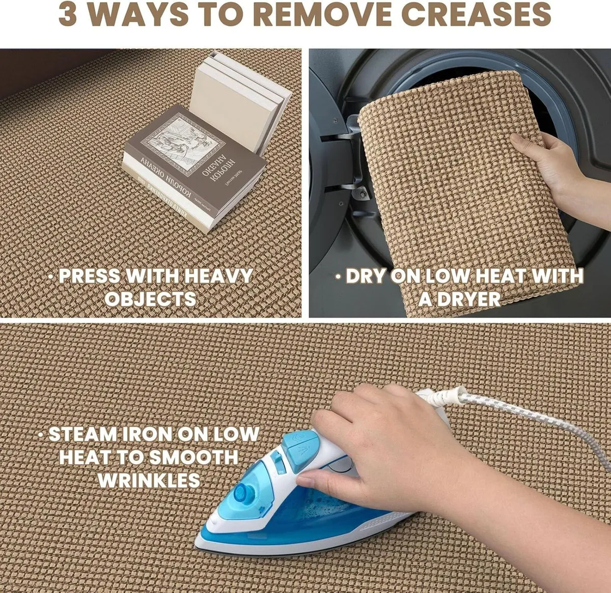 Woven Area Rug 4x6 Ft Washable Rugs for Entryway - Image 4