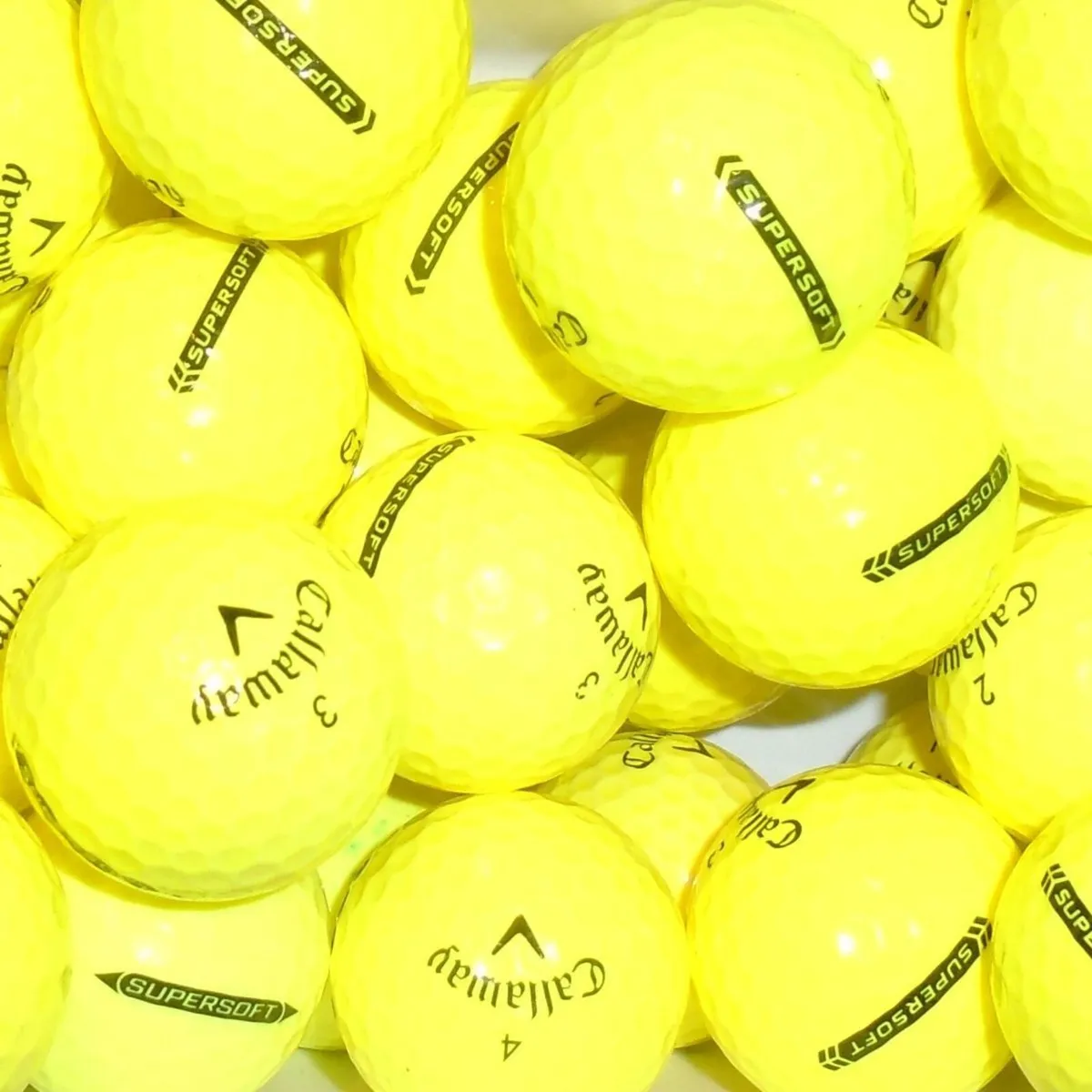 Callaway Supersoft Yellow Lake Golf Balls - 20