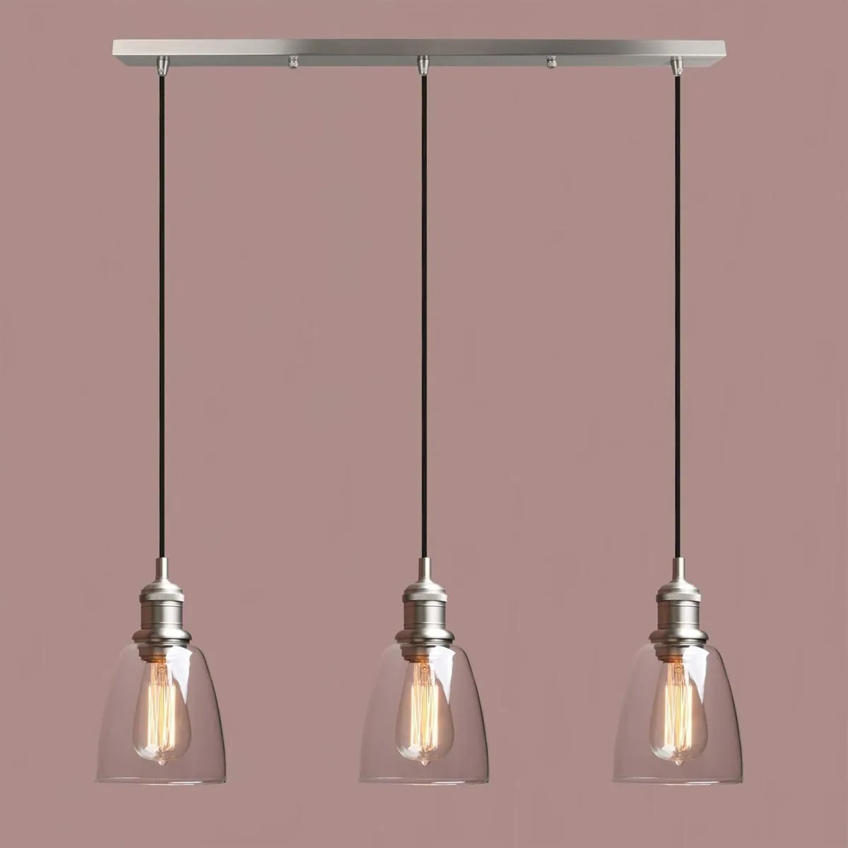 Lighting Industrial Vintage Loft Bar 3 Way - Image 1