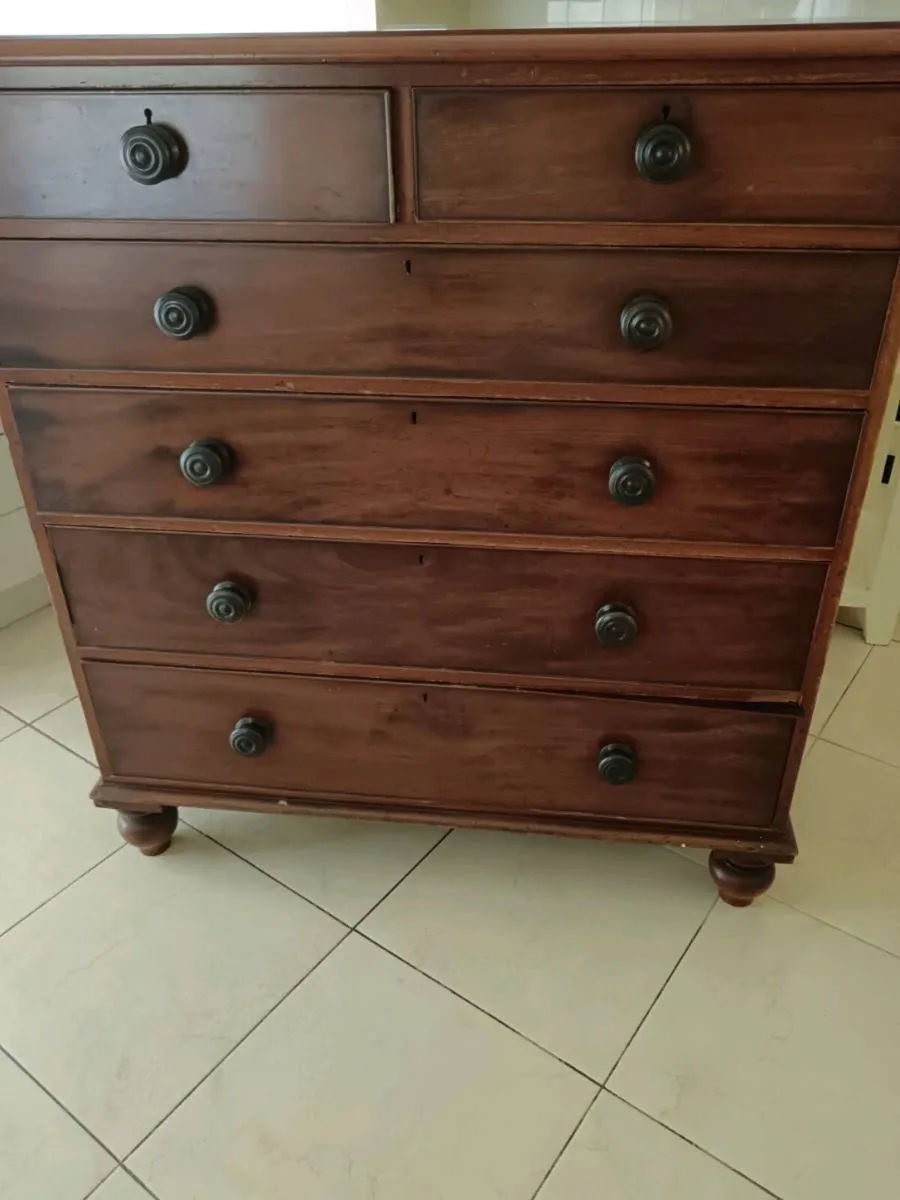 Antique chest of drawers - Image 4