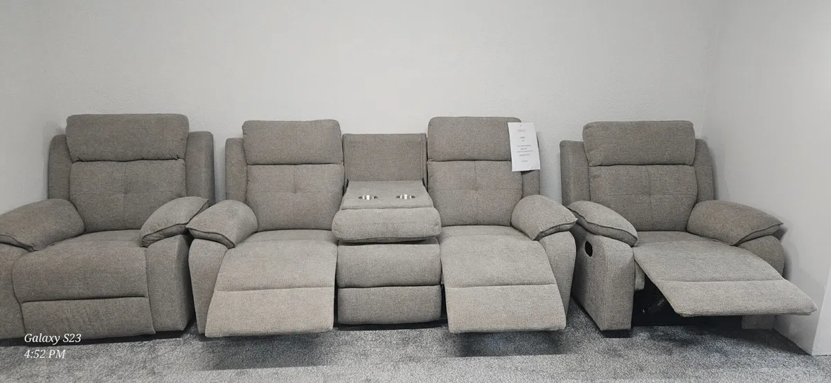 Cyrus 3+11 Sofa set all reclining - Image 3