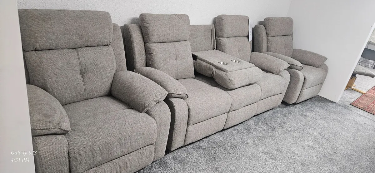 Cyrus 3+11 Sofa set all reclining - Image 1