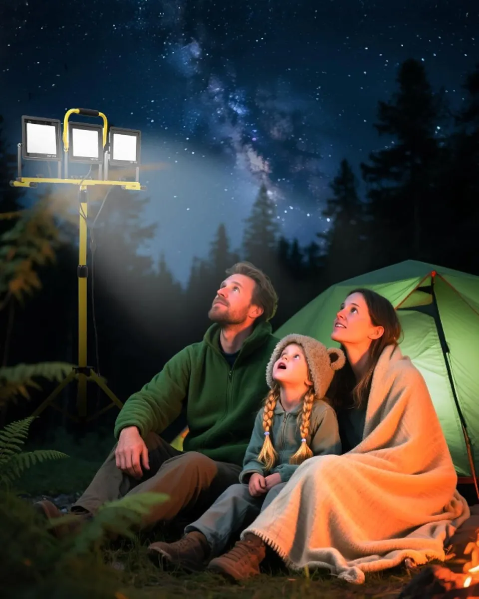 210W Work Light with Stand 20000LM 3 Head - Image 4