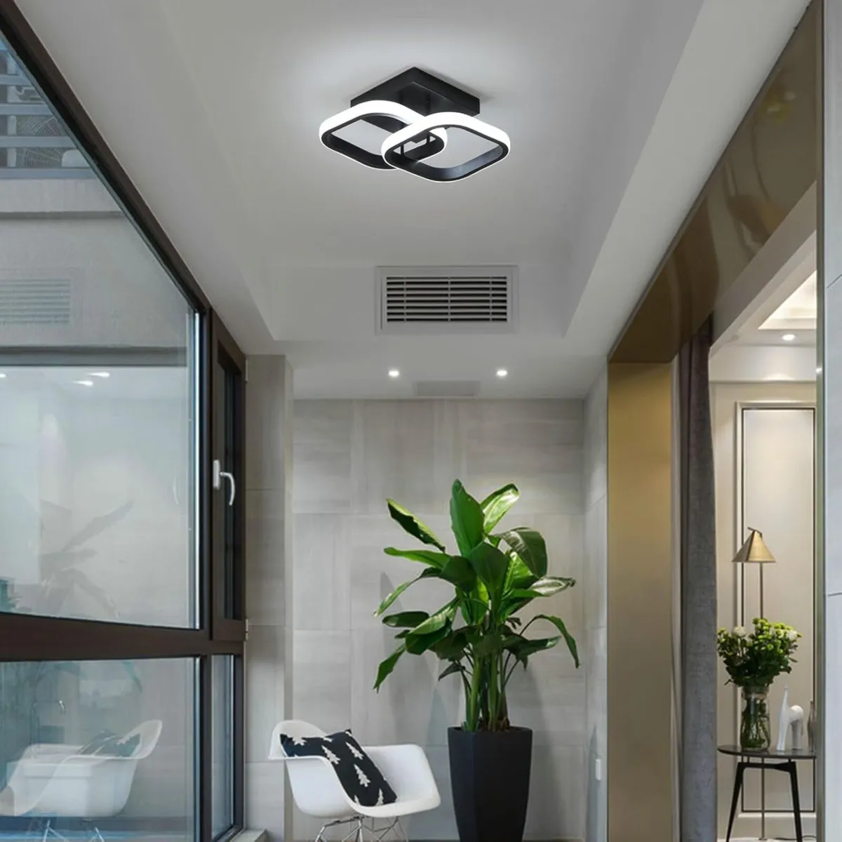 Modern Ceiling Light LED 22W Cool White 6000K - Image 4
