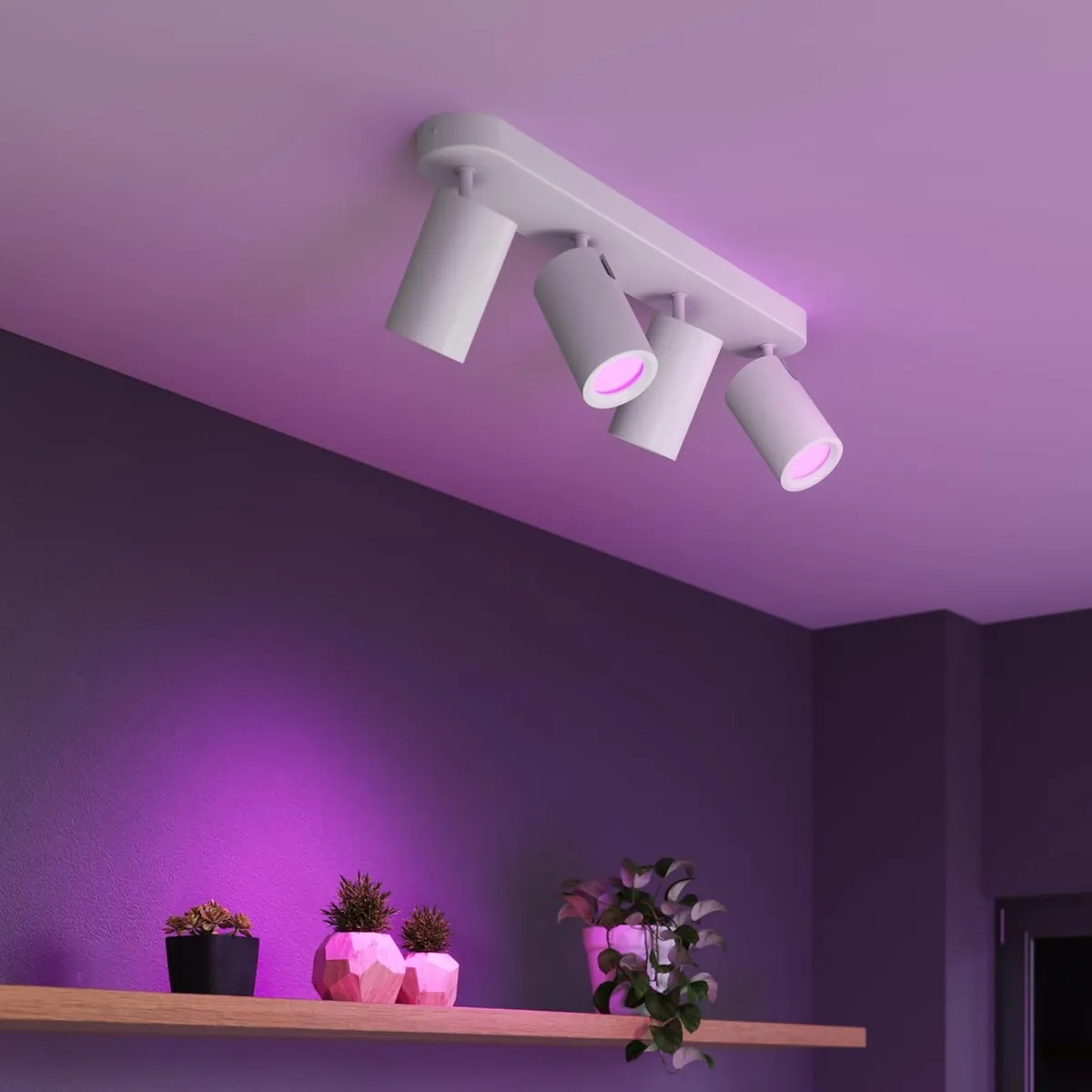 - Smart LED Ceiling Light Bar 4-Light Spot - Image 3